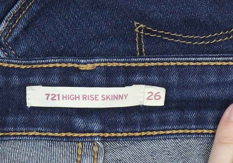 Levi's Women's Blue High Rise Skinny Jeans Size 26