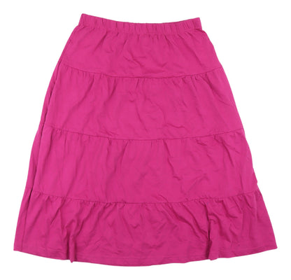American Sweetheart Pink Peasant Skirt L Women