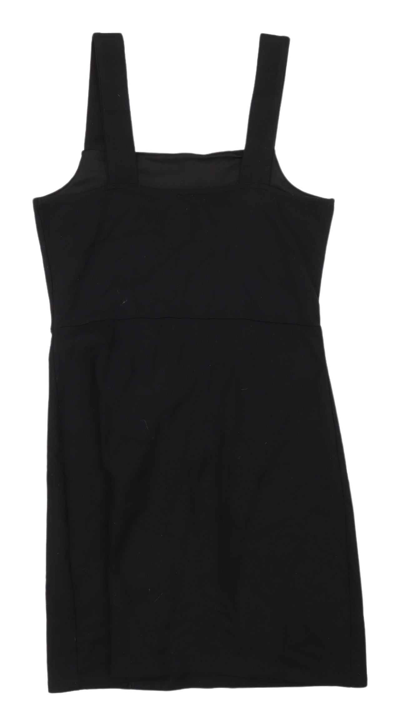 River Island Women's Black Pinafore Dress Size 10
