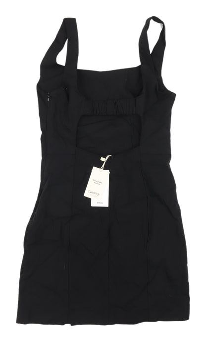 MNG Women's Black Mini Pencil Dress, Size 12, Party