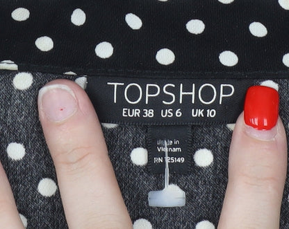 Womens UK Size 10 Topshop Black