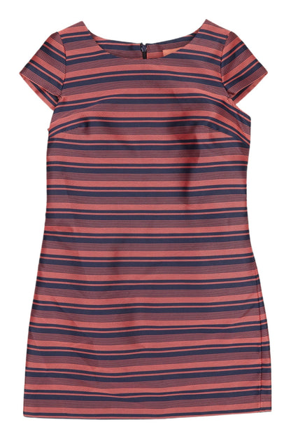 Next Women's Multicoloured Striped Shift Dress Size 12