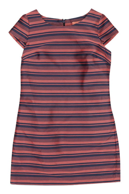 Next Women's Multicoloured Striped Shift Dress Size 12