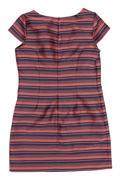 Next Women's Multicoloured Striped Shift Dress Size 12