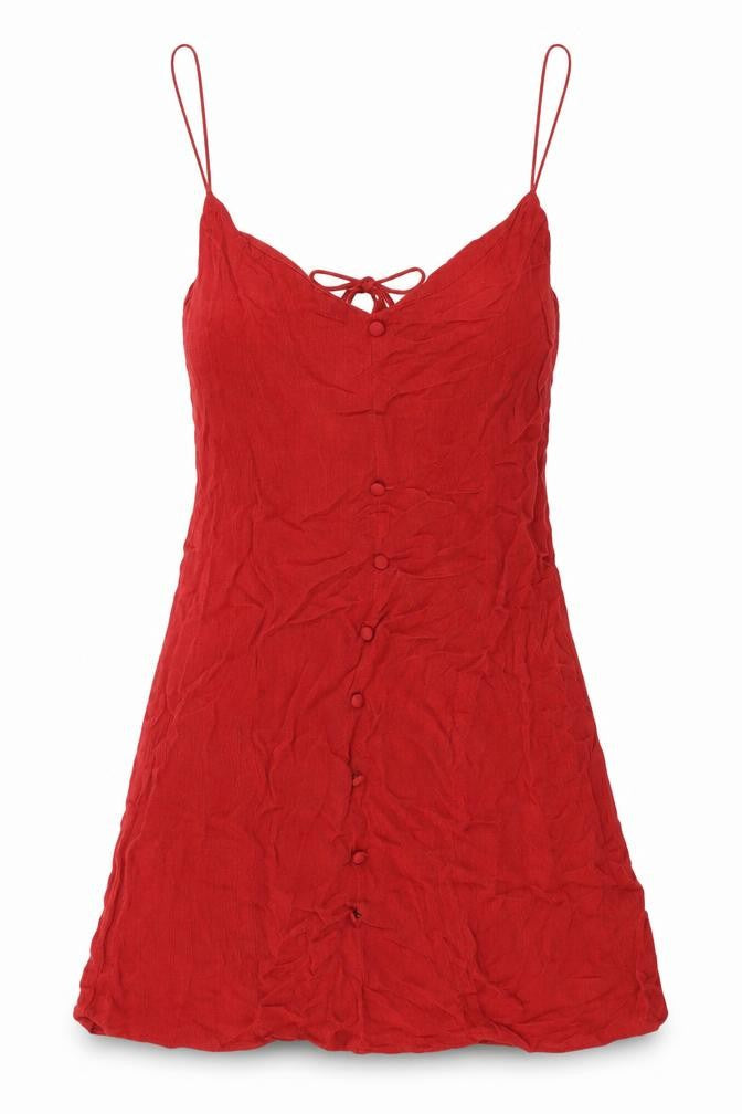 Womens UK Size 4 ASOS Red Camisole Blouse