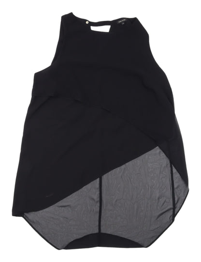 Womens UK Size 14 River Island Black Basic Blouse