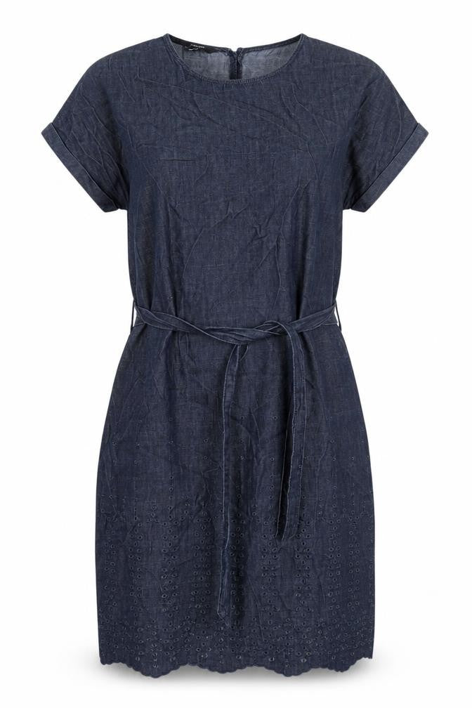 Next Women's Denim Dress, Size 10, Short Sleeve, Multicoloured