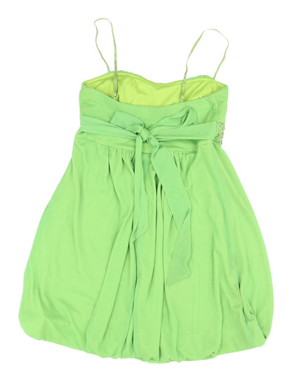 Ruby Rox Women's Green Dress, Size S, Beaded, Sleeveless