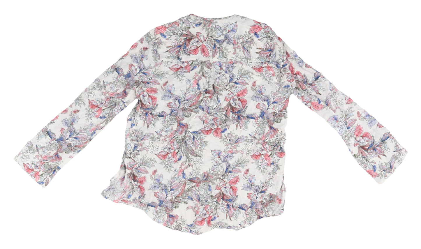 Womens UK Size 10 Marks and Spencer Multicoloured Tunic Blouse