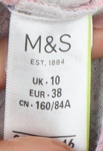 Womens UK Size 10 Marks and Spencer Multicoloured Tunic Blouse