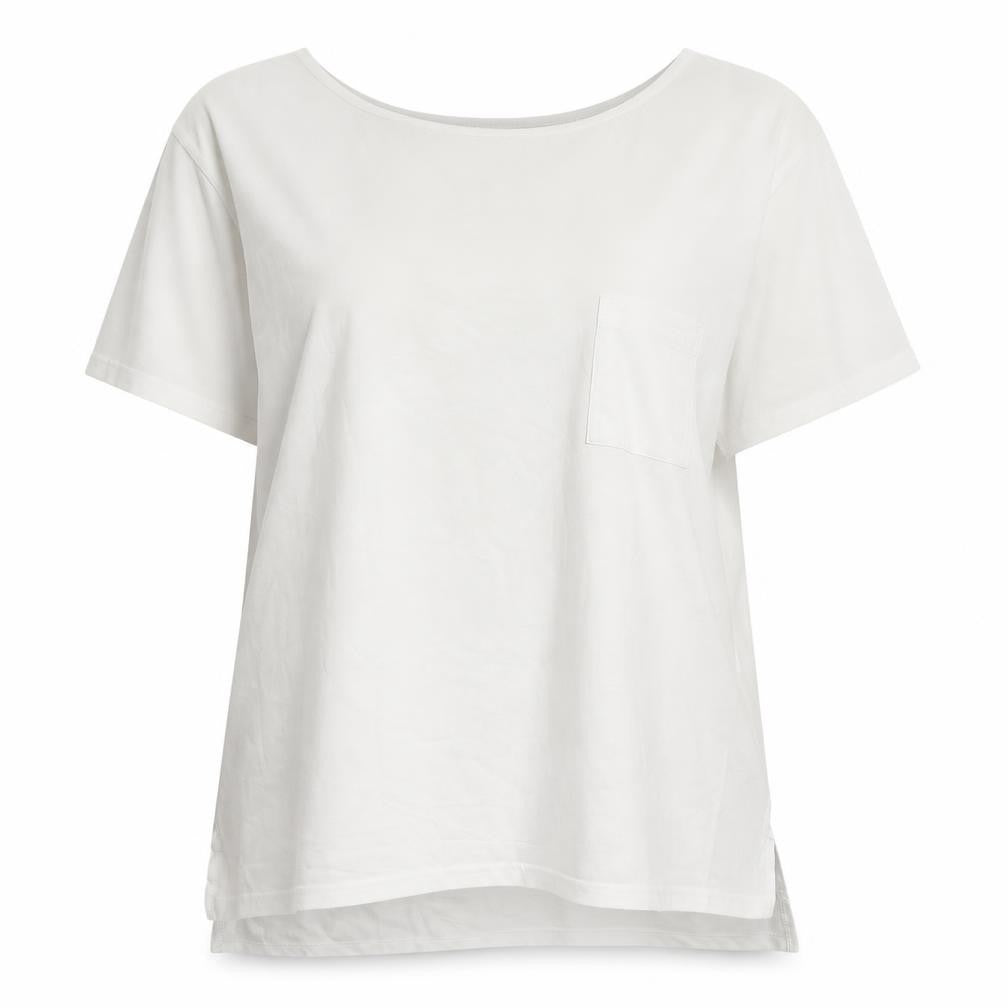 Womens UK Size XL French Connection White Basic T-Shirt