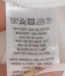 French Connection White XL Women's T-Shirt Casual