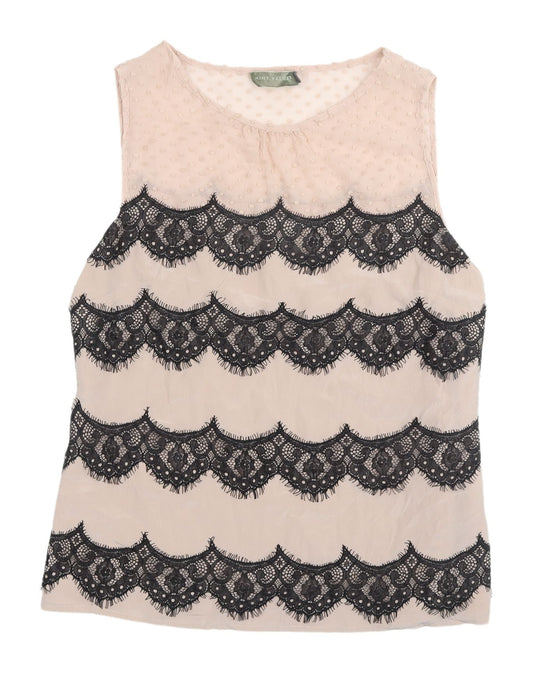 Womens UK Size 14 Mint Velvet Beige Camisole Blouse