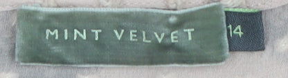 Womens UK Size 14 Mint Velvet Beige Camisole Blouse