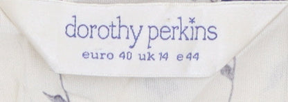 Womens UK Size 14 Dorothy Perkins Beige  Blouse