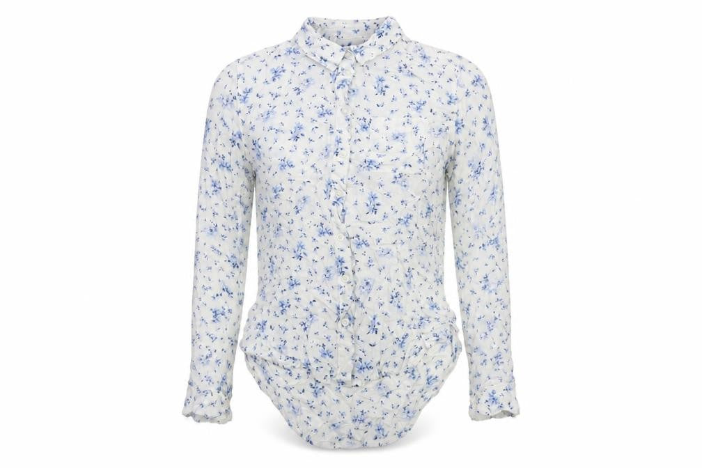 Womens UK Size UK 6 Jack Wills White Basic Button-Up