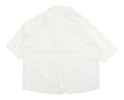 Womens UK Size 8 Nasty Gal White Basic Button-Up