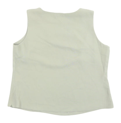 Womens UK Size 20 Bonmarché Green Basic Tank