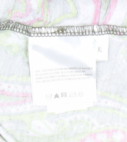 Womens UK Size XL Yessica Multicoloured Wrap Blouse