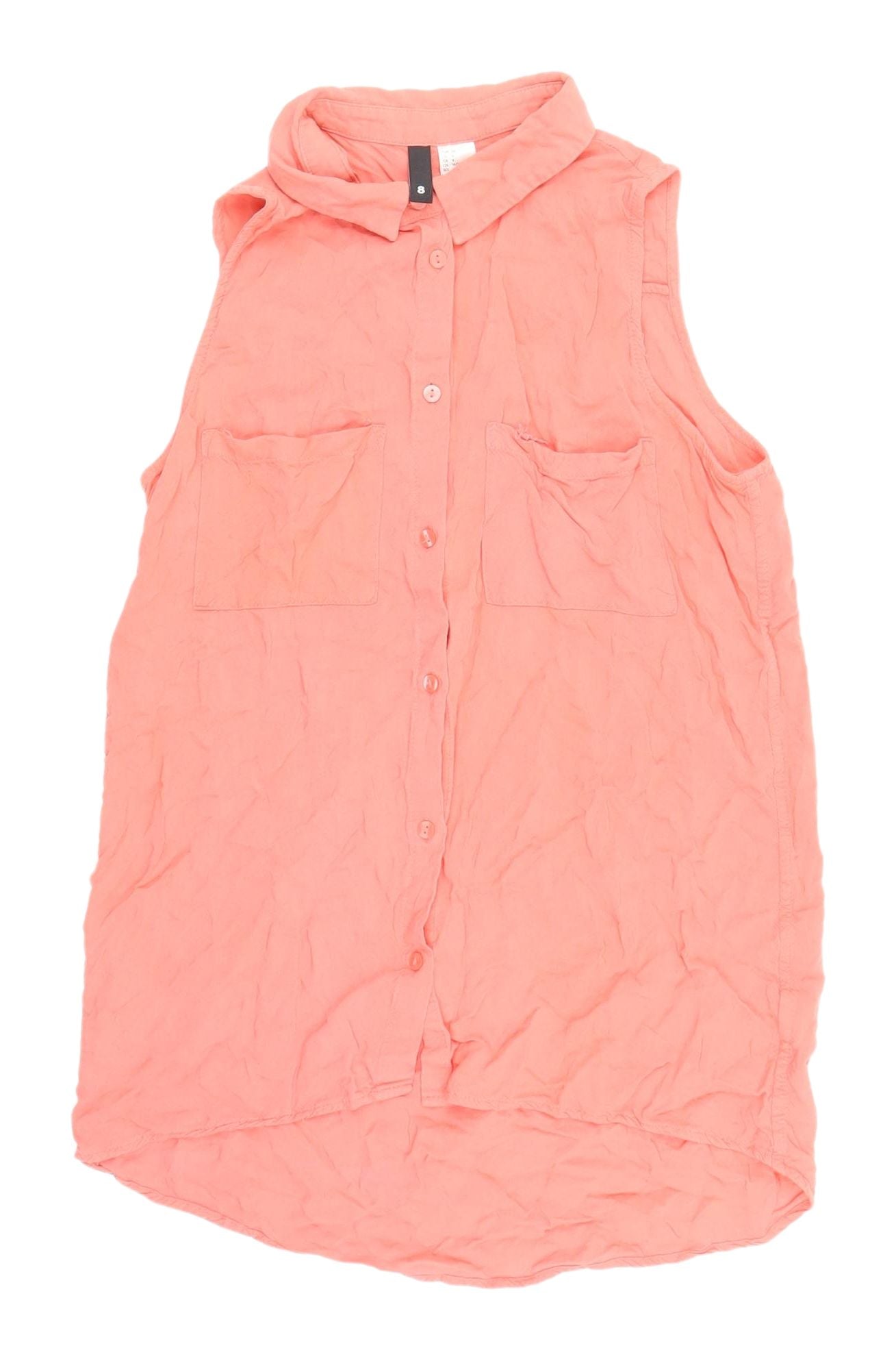 Womens UK Size 6 H&M Pink  Button-Up