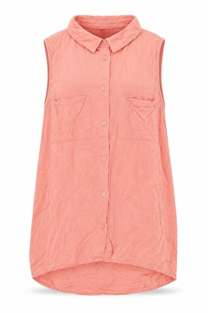 Womens UK Size 6 H&M Pink  Button-Up