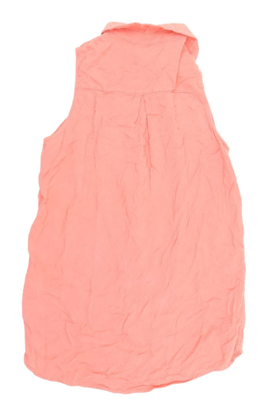 Womens UK Size 6 H&M Pink  Button-Up