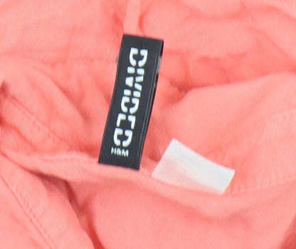 Womens UK Size 6 H&M Pink  Button-Up