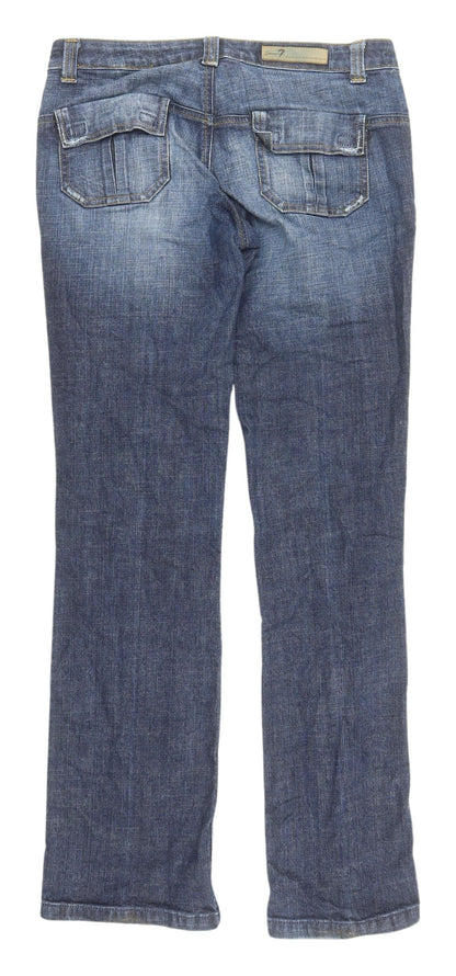 Seven7 Men's Blue Straight Jeans - Size 30