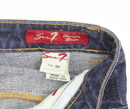 Seven7 Men's Blue Straight Jeans - Size 30