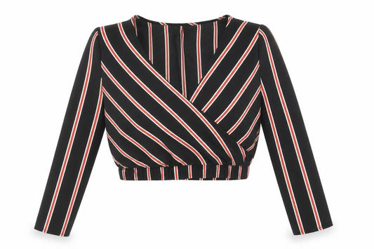 Womens UK Size 12 H&M Multicoloured Wrap Blouse