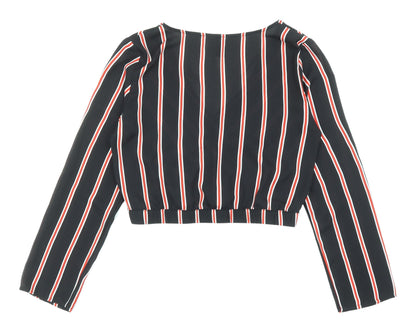 Womens UK Size 12 H&M Multicoloured Wrap Blouse