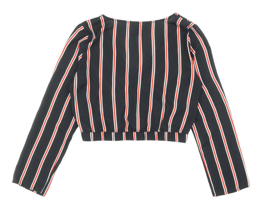 Womens UK Size 12 H&M Multicoloured Wrap Blouse