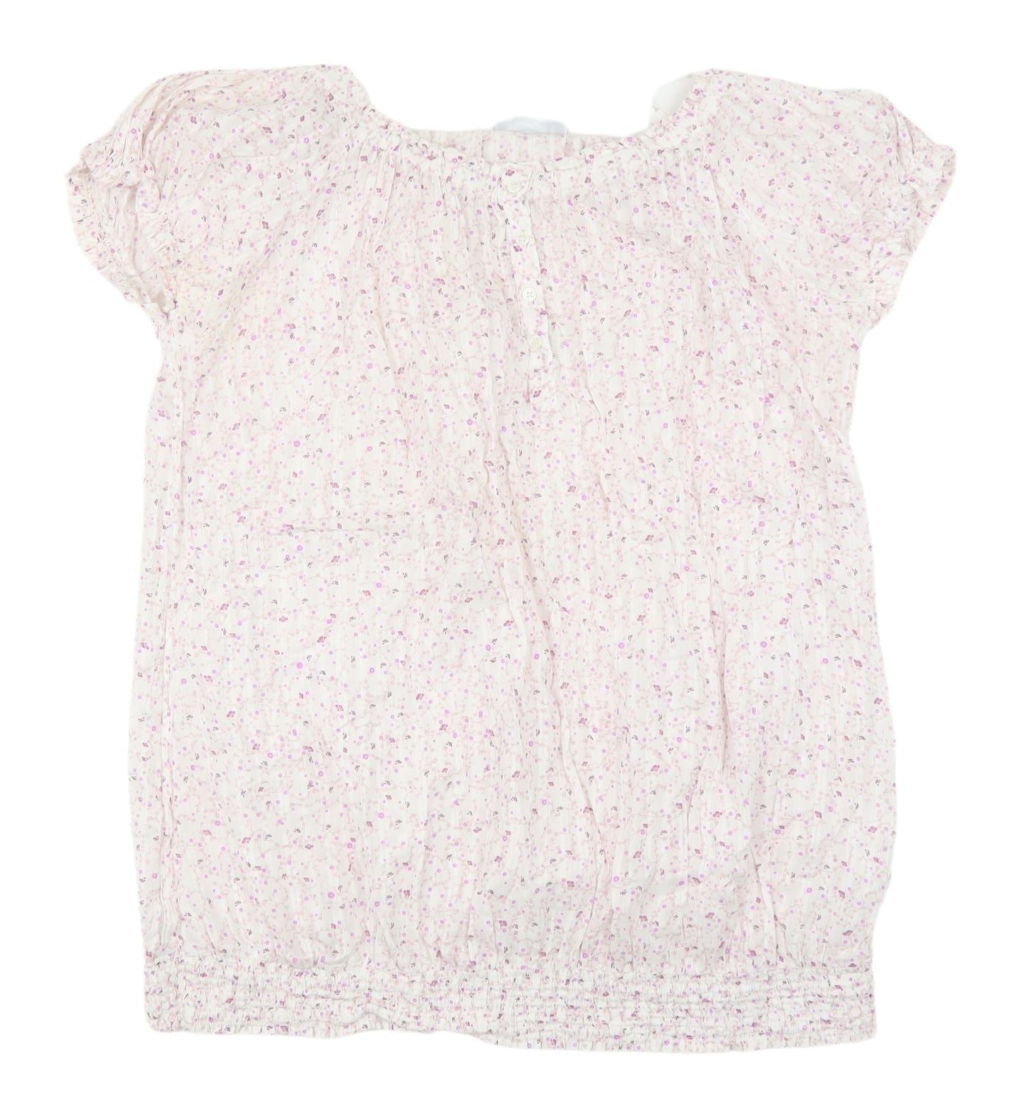 Womens UK Size 12 Yessica Multicoloured Basic Blouse