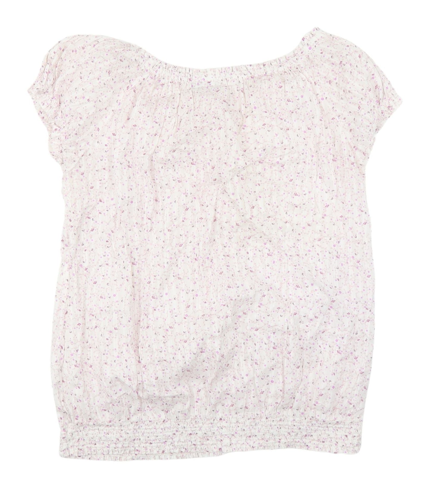 Womens UK Size 12 Yessica Multicoloured Basic Blouse