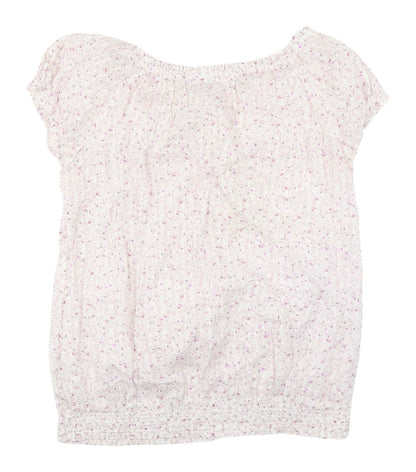 Womens UK Size 12 Yessica Multicoloured Basic Blouse