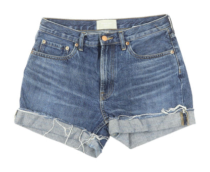 Everlane Women's Blue Denim Cut-Off Shorts Size 8