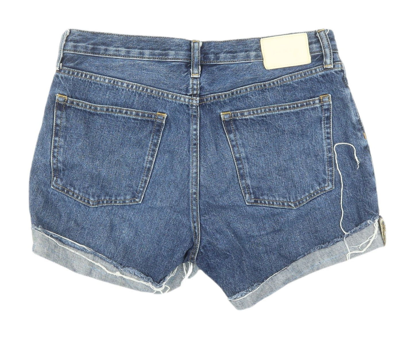 Everlane Women's Blue Denim Cut-Off Shorts Size 8