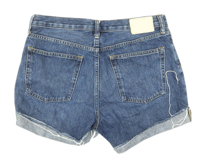 Everlane Women's Blue Denim Cut-Off Shorts Size 8