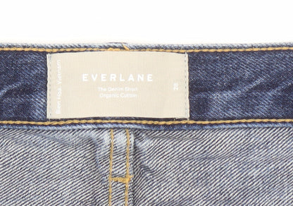 Everlane Women's Blue Denim Cut-Off Shorts Size 8