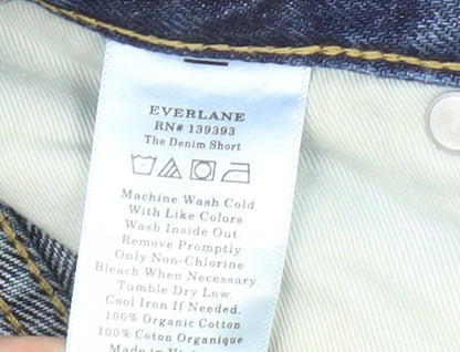 Everlane Women's Blue Denim Cut-Off Shorts Size 8
