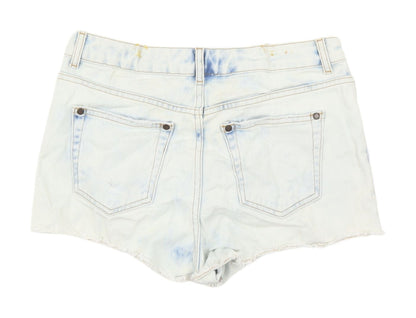 Miss Selfridge Women's Blue Denim Cut-Off Shorts, UK 10