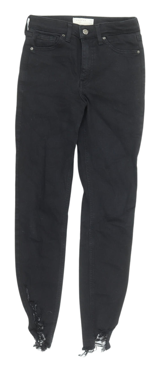 Topshop Women's Skinny Black Jeans Size 26