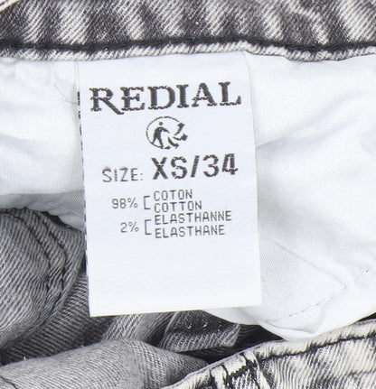 Redial Women's Grey Cropped Denim Jeans XS