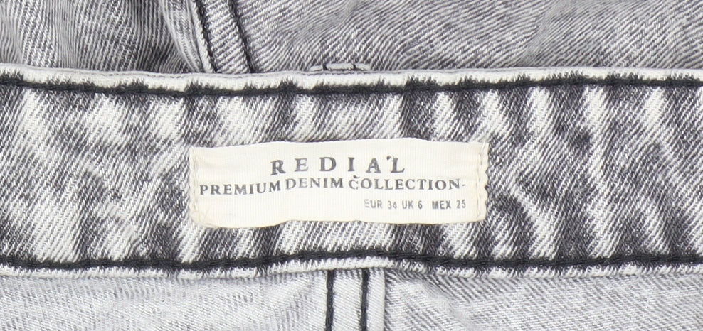 Redial Women's Grey Cropped Denim Jeans XS