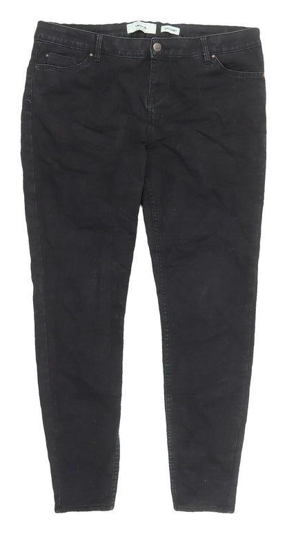 New Look Women's Black Skinny Jeans Size 16