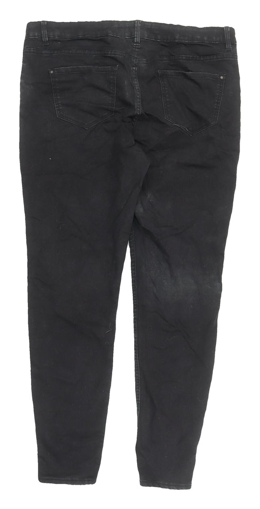 New Look Women's Black Skinny Jeans Size 16