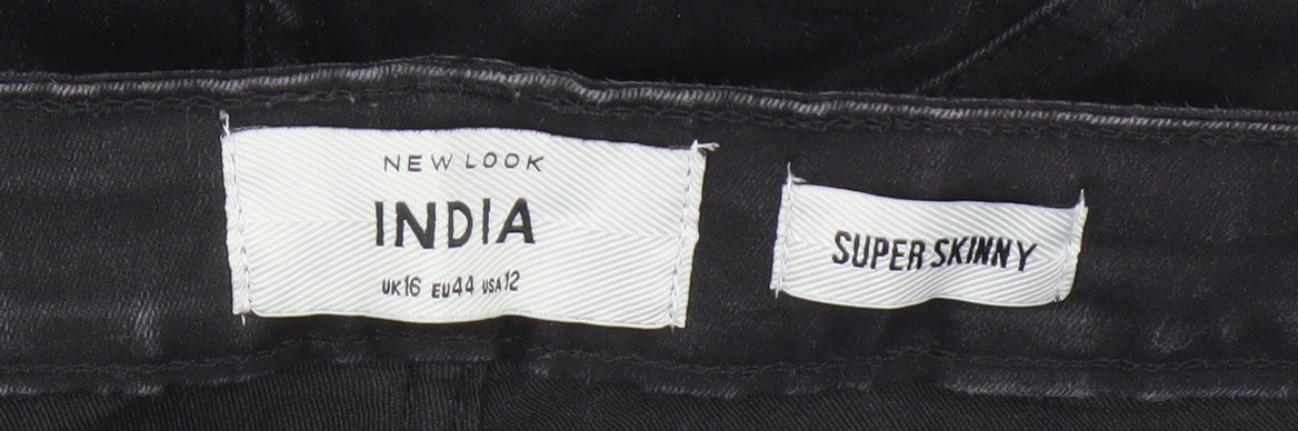 New Look Women's Black Skinny Jeans Size 16