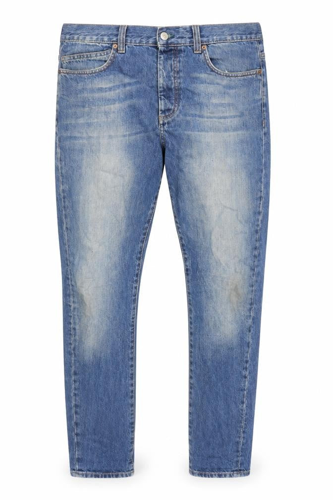 Mens UK Size L Topman Slim Fit Skinny Blue Jeans