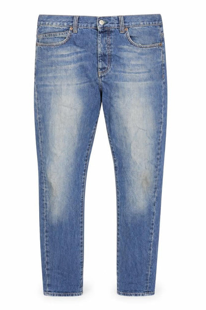 Mens UK Size L Topman Slim Fit Skinny Blue Jeans
