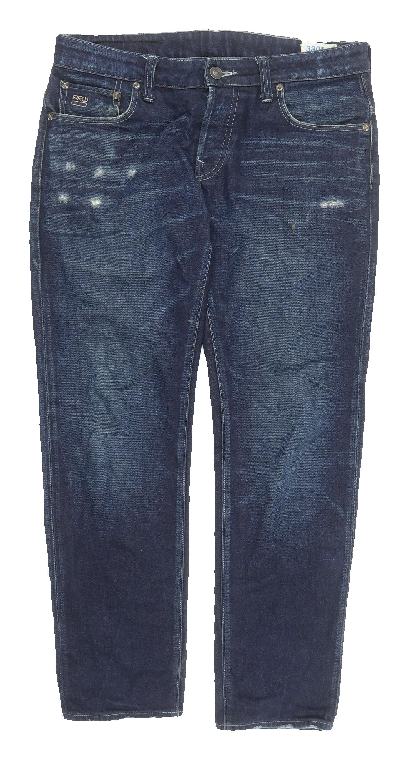 G-Star Men's Blue Tapered Jeans, Size 32